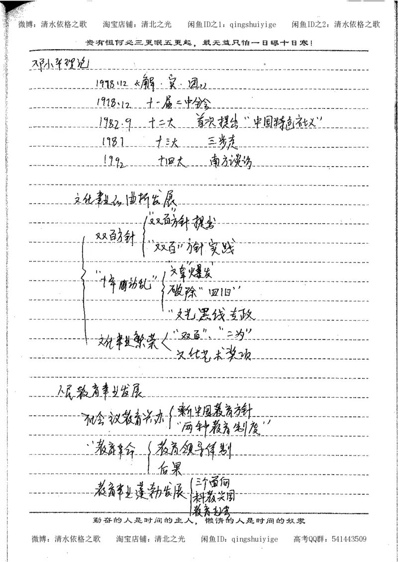 7.衡水中学高考积累与改错_高三历史（第3本）_133页_高中衡水学霸笔记_高中全部赠品_错题集高中九科_历史积累与改错