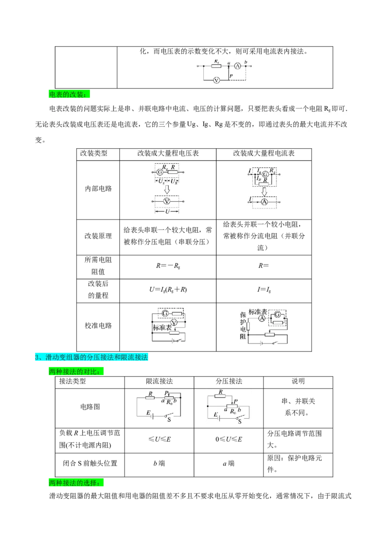押广东卷实验探究题3电学实验（原卷版）_4.2025物理总复习_2024年新高考资料_5.2024三轮冲刺_备战2024年高考物理临考题号押题（广东专用）324210116