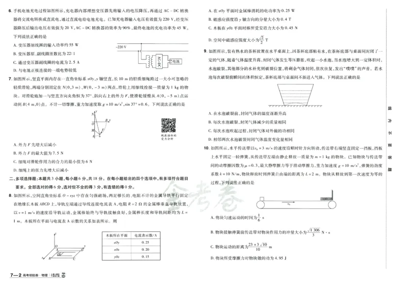 2026版金考卷&middot;百校联盟高考领航卷物理（新教材版）_2026版金考卷&middot;百校联盟高考领航卷（全科）_2026版金考卷&middot;百校联盟高考领航卷物理（新教材版）