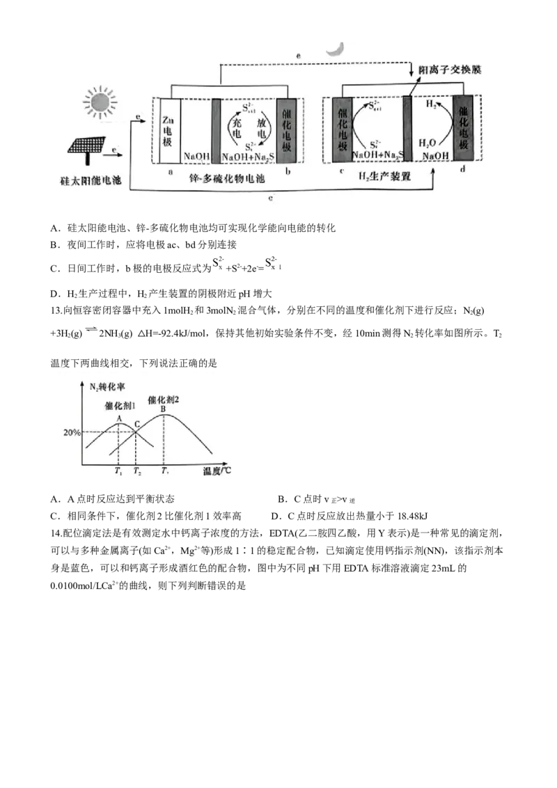 湖南省长沙市第一中学2024-2025学年高三上学期月考卷（二）化学（含答案）_A1502026各地模拟卷（超值！）_10月_241023湖南省长沙市第一中学2024-2025学年高三上学期月考卷（二）