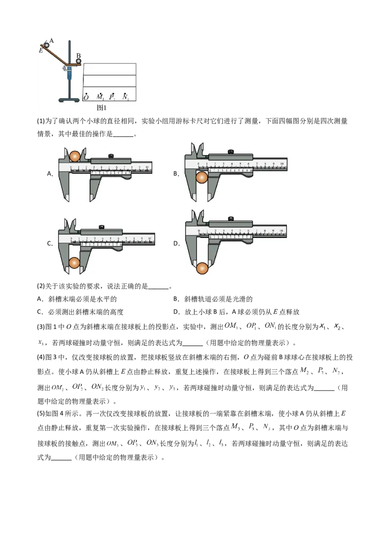 物理（新高考通用）-2024年高考终极押题猜想（原卷版）_4.2025物理总复习_2024年新高考资料_5.2024三轮冲刺_物理-2024年高考终极押题猜想