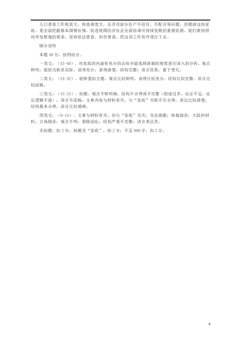 2011年424公务员联考《申论》卷及参考答案（福建、广西、四川、江苏、辽宁、天津、海南、江西、湖南、湖北、山西、黑龙江、贵州、重庆、陕西、云南、山东）_34省+国考真题_869