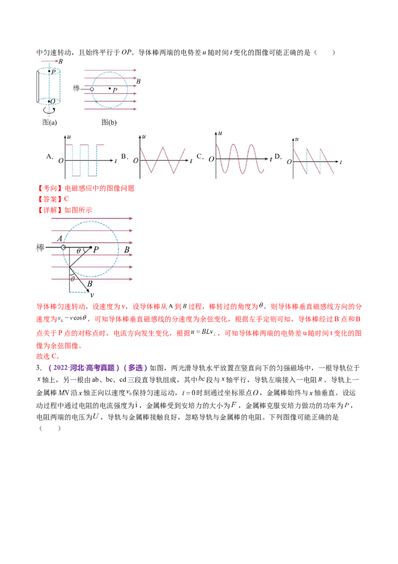 专题13电磁感应（讲义）（解析版）_4.2025物理总复习_2024年新高考资料_2.2024二轮复习_2024年高考物理二轮复习讲练测（新教材新高考）