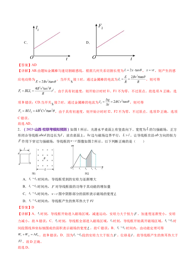 专题13电磁感应（讲义）（解析版）_4.2025物理总复习_2024年新高考资料_2.2024二轮复习_2024年高考物理二轮复习讲练测（新教材新高考）