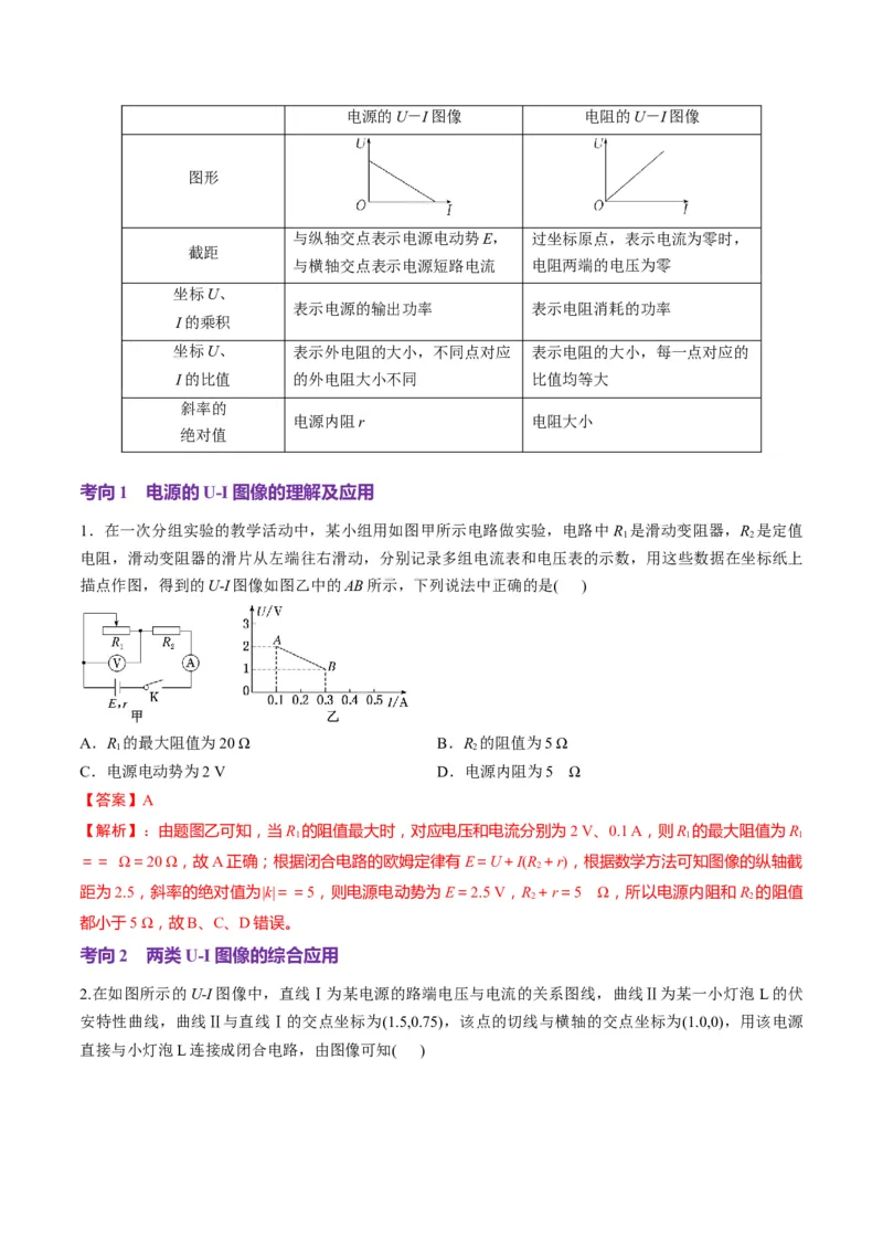 第40讲闭合电路欧姆定律及应用（讲义）（解析版）_4.2025物理总复习_2025年新高考资料_一轮复习_2025年高考物理一轮复习讲练测（新教材新高考）