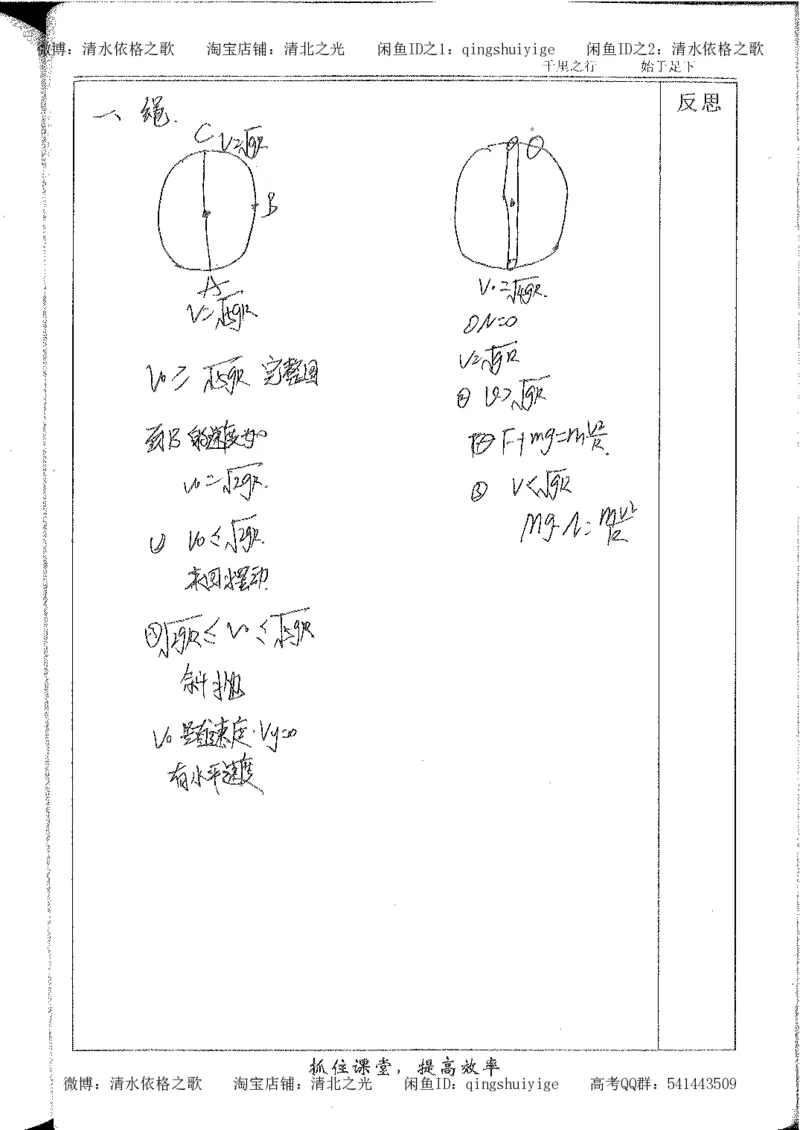 5.衡水中学高考积累与改错_高三物理（第1本）_139页_高中衡水学霸笔记_高中全部赠品_错题集高中九科_物理积累与改错