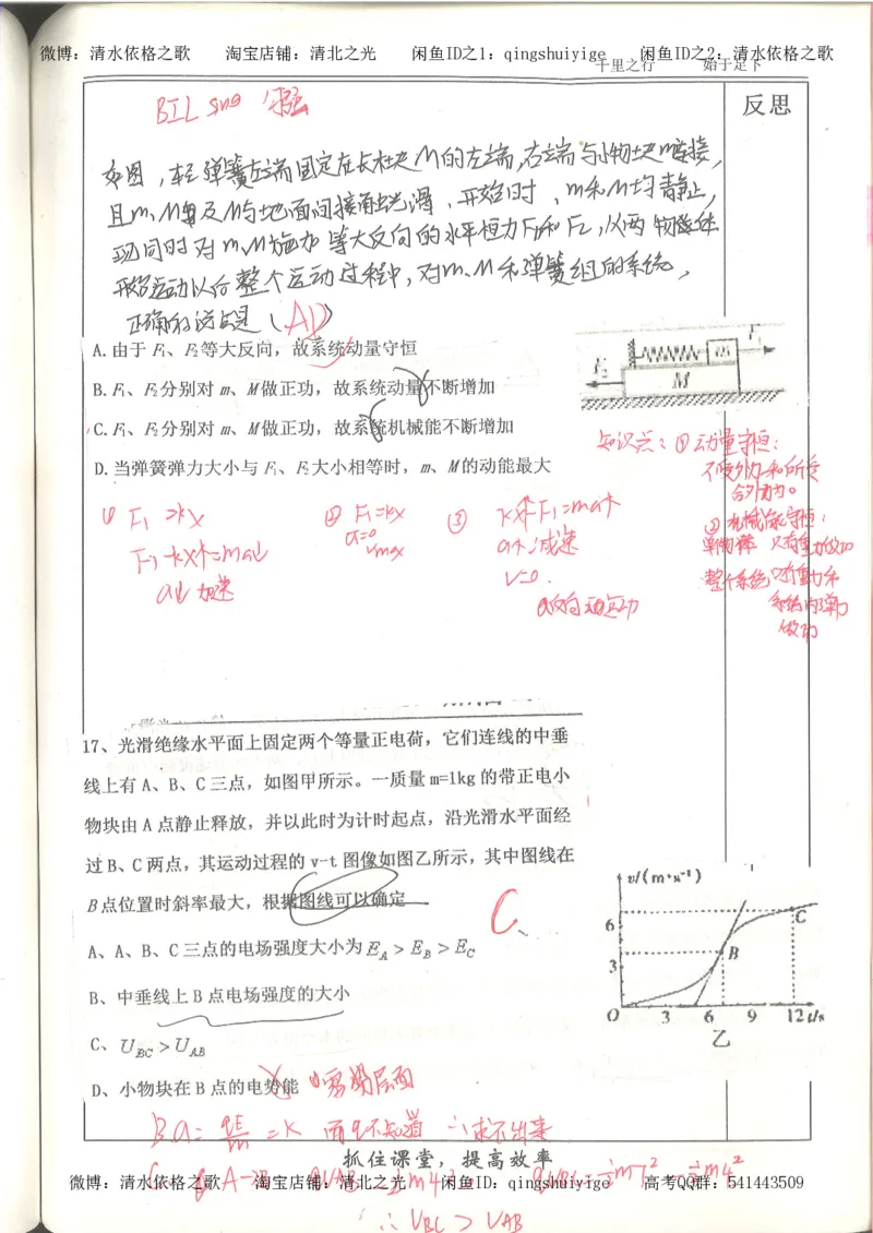 5.衡水中学高考积累与改错_高三物理（第1本）_139页_高中衡水学霸笔记_高中全部赠品_错题集高中九科_物理积累与改错