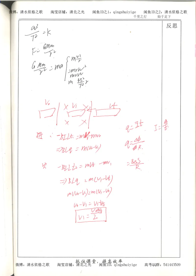 5.衡水中学高考积累与改错_高三物理（第1本）_139页_高中衡水学霸笔记_高中全部赠品_错题集高中九科_物理积累与改错