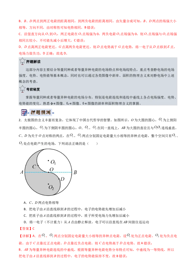 物理（新高考通用）-2024年高考终极押题猜想（解析版）_4.2025物理总复习_2024年新高考资料_5.2024三轮冲刺_物理-2024年高考终极押题猜想