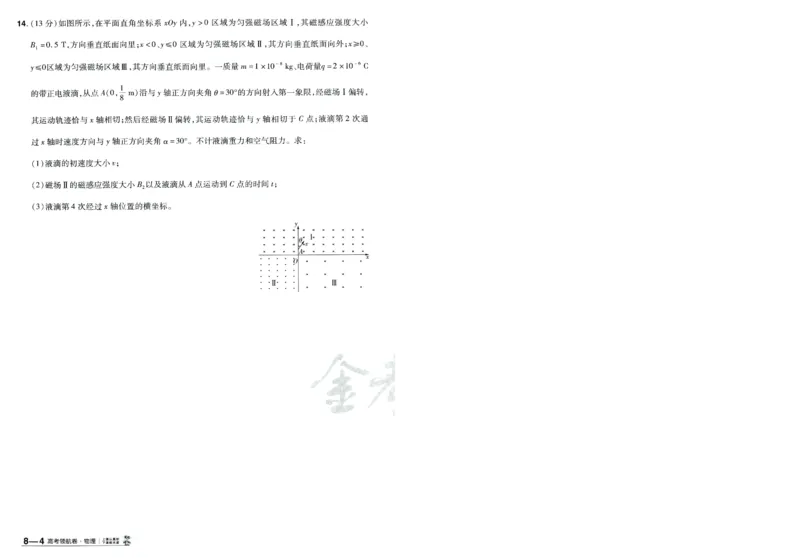 2026版金考卷&middot;百校联盟高考领航卷物理（新教材版）-A4_2026版金考卷&middot;百校联盟高考领航卷（全科）_2026版金考卷&middot;百校联盟高考领航卷物理（新教材版）