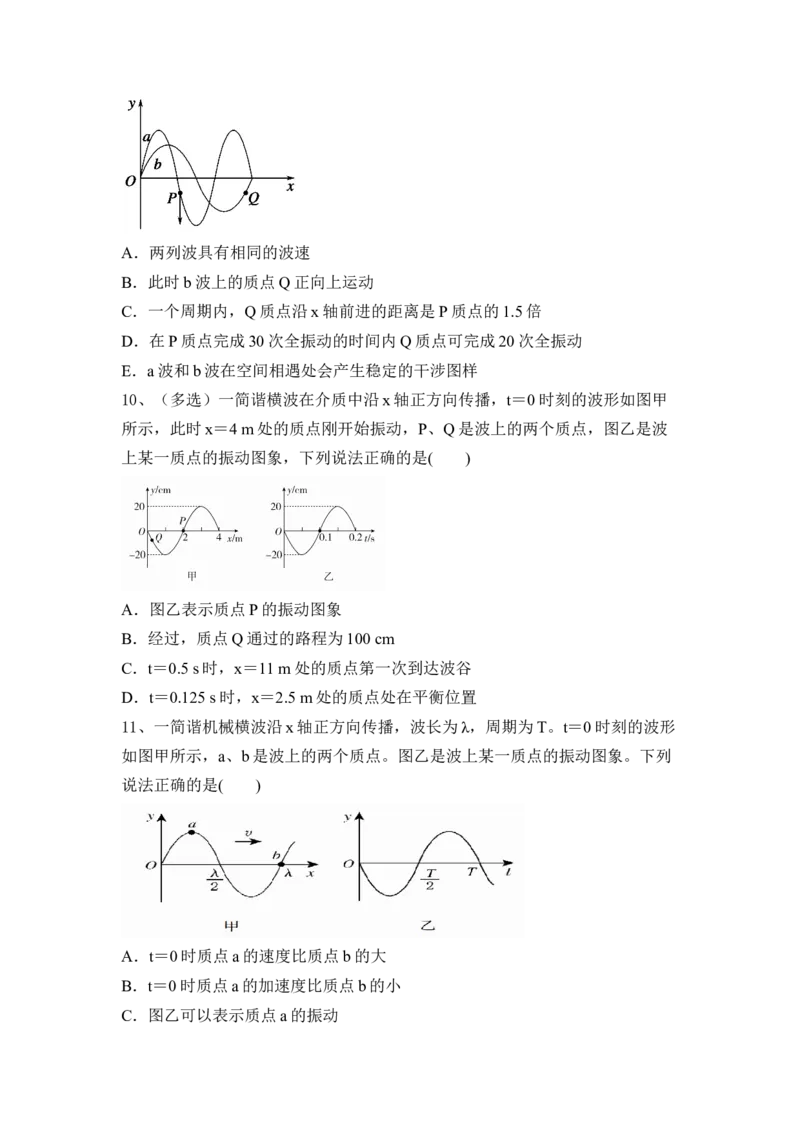 机械振动与机械波_4.2025物理总复习_2023年新高复习资料_一轮复习_2023年新高考大一轮复习讲义_2023年高考物理一轮复习讲义（新高考新教材）_赠一轮复习巩固练习