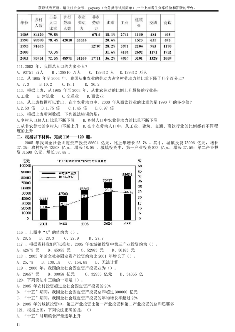 2007年吉林公务员考试《行测》乙卷_34省+国考真题_此文件夹为word版,不推荐使用_此word版为,不推荐使用_此word版为,不推荐使用_此word版为,不推荐使用