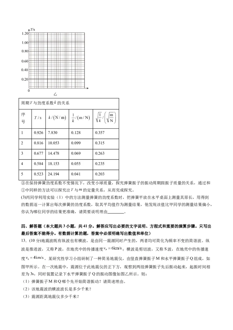 测试8（原卷版）_4.2025物理总复习_2025年新高考资料_一轮复习_2025年高考物理一轮复习讲练测（新教材新高考）