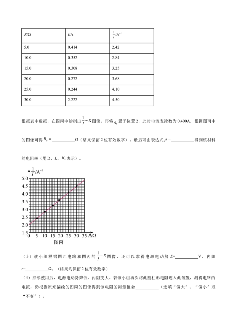 专题8.3实验：描绘小灯泡伏安特性曲线和测定金属电阻率练&mdash;&mdash;2023年高考物理一轮复习讲练测（新教材新高考通用）（解析版）_4.2025物理总复习_2023年新高复习资料_一轮复习
