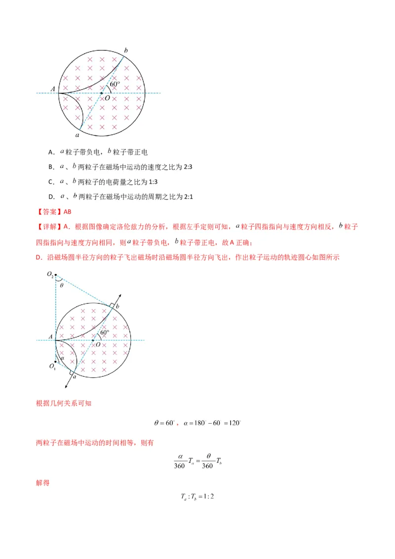 专题突破卷11带电粒子在磁场中的运动（单边界、双边界、三角形、四边形、圆边界、临界问题、多解问题）（解析版）_4.2025物理总复习_2025年新高考资料_一轮复习