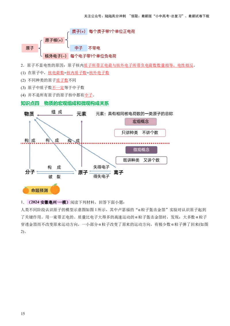 主题六跨学科实践活动（讲练）（解析版）_02中考总复习（2026版更新中）_05-化学-中考总复习_2025年中考复习资料_2025中考二轮课件ppt+讲义+练习化学_讲义+练习