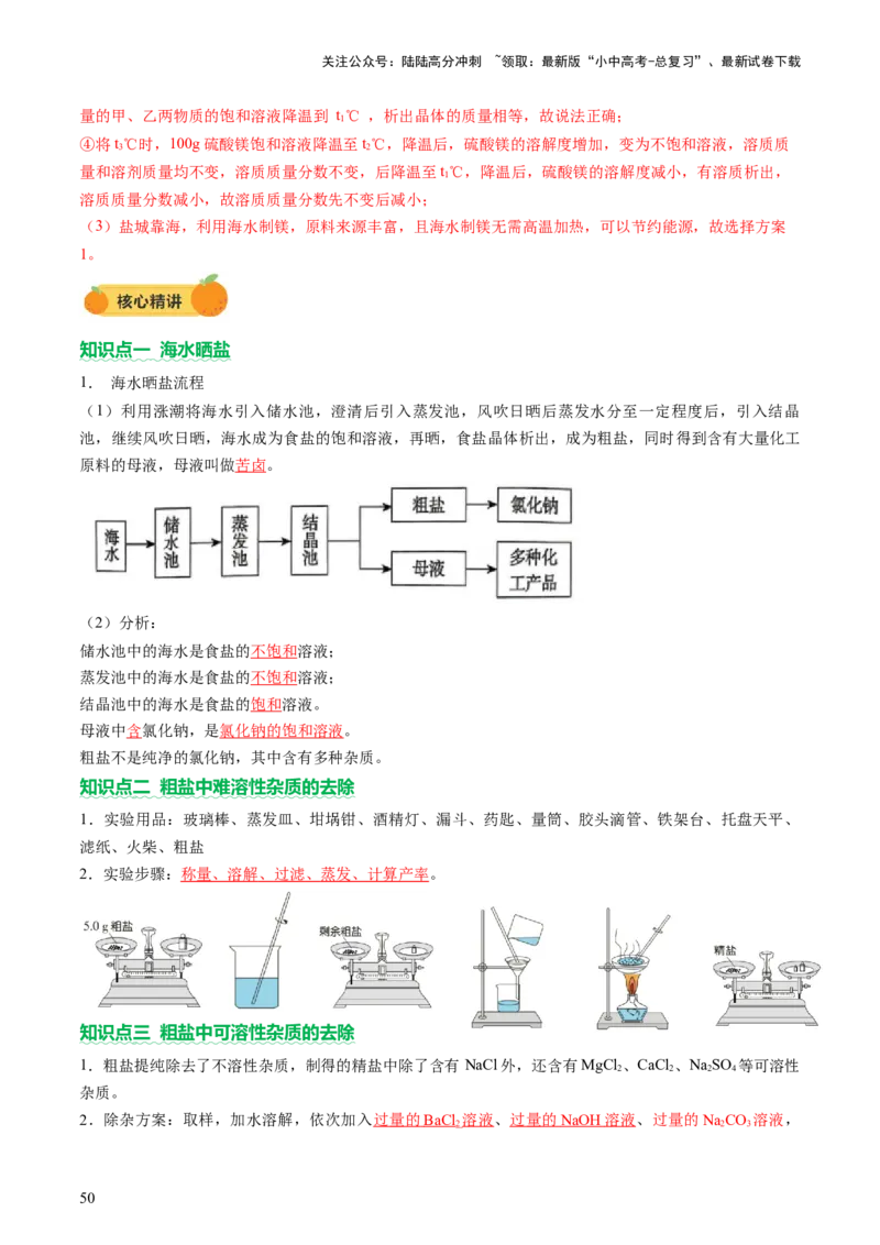 主题六跨学科实践活动（讲练）（解析版）_02中考总复习（2026版更新中）_05-化学-中考总复习_2025年中考复习资料_2025中考二轮课件ppt+讲义+练习化学_讲义+练习