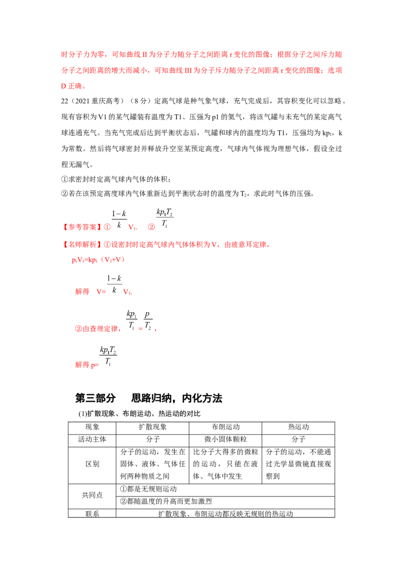 专题13.热学（解析版）--2023高考二轮复习_4.2025物理总复习_2023年新高复习资料_二轮复习_2023年高考物理二轮复习二十五专题精练287608825_专题13热学