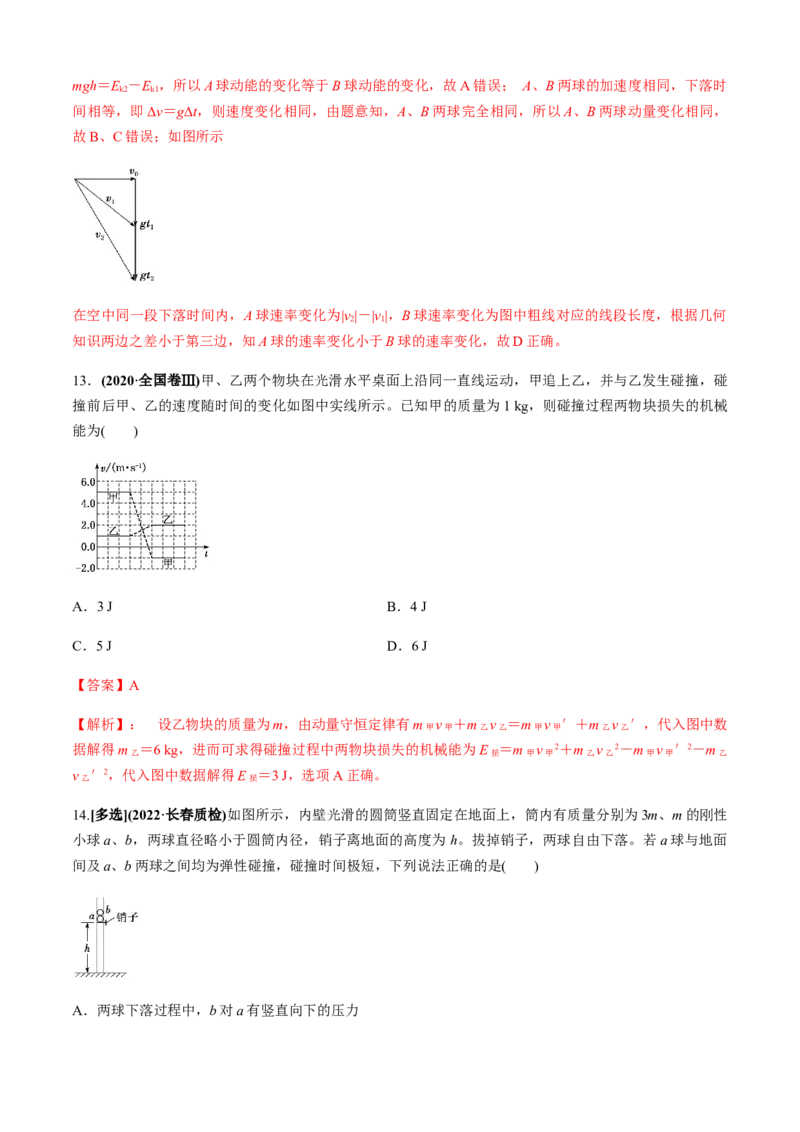 专题2.5能量与动量（解析版）_4.2025物理总复习_2023年新高复习资料_二轮复习_2023届高考物理二、三轮复习总攻略290387341_专题2.5能量与动量-2023届高考物理二、三轮复习总攻略