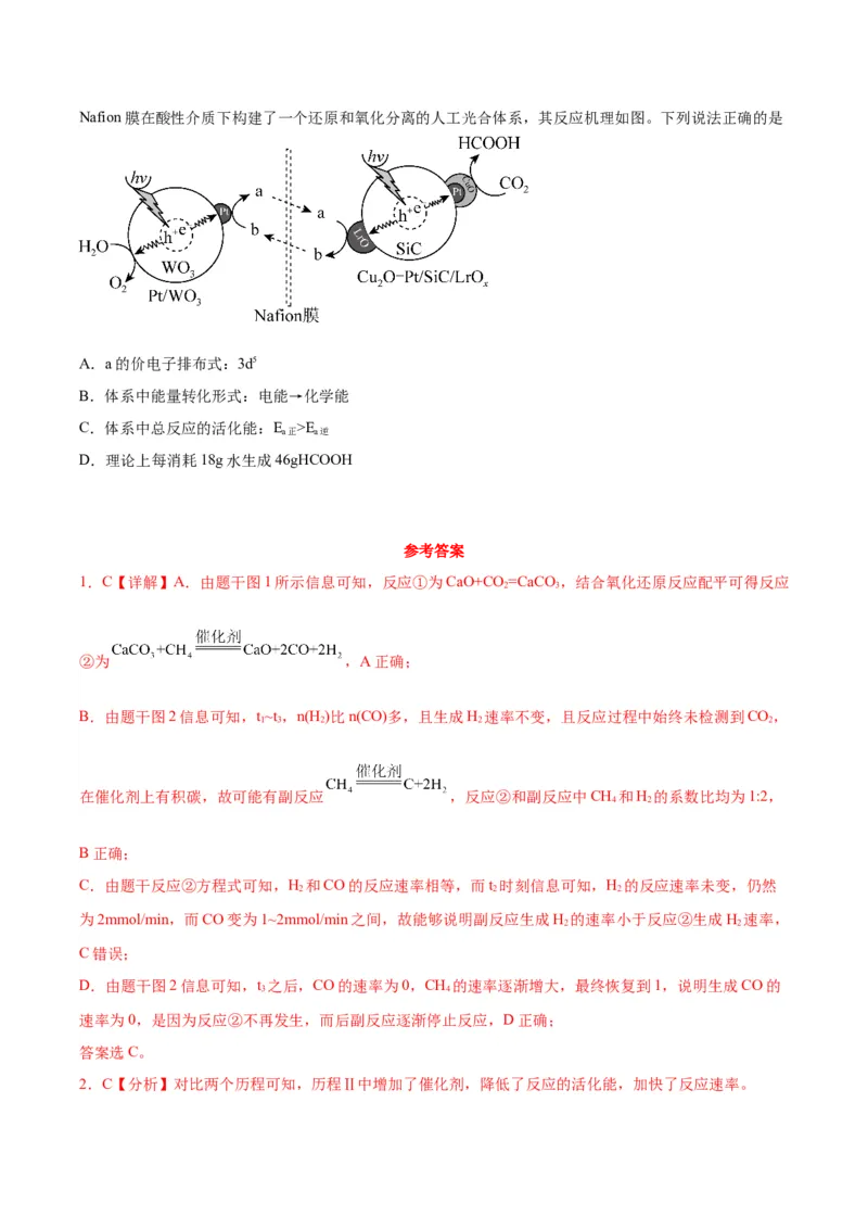 13化学反应机理-暑假培优（解析版）_2025秋高中《化学暑假衔接讲义》新高一、二、三（培优讲义+暑假作业本）_新高三化学暑假培优专练