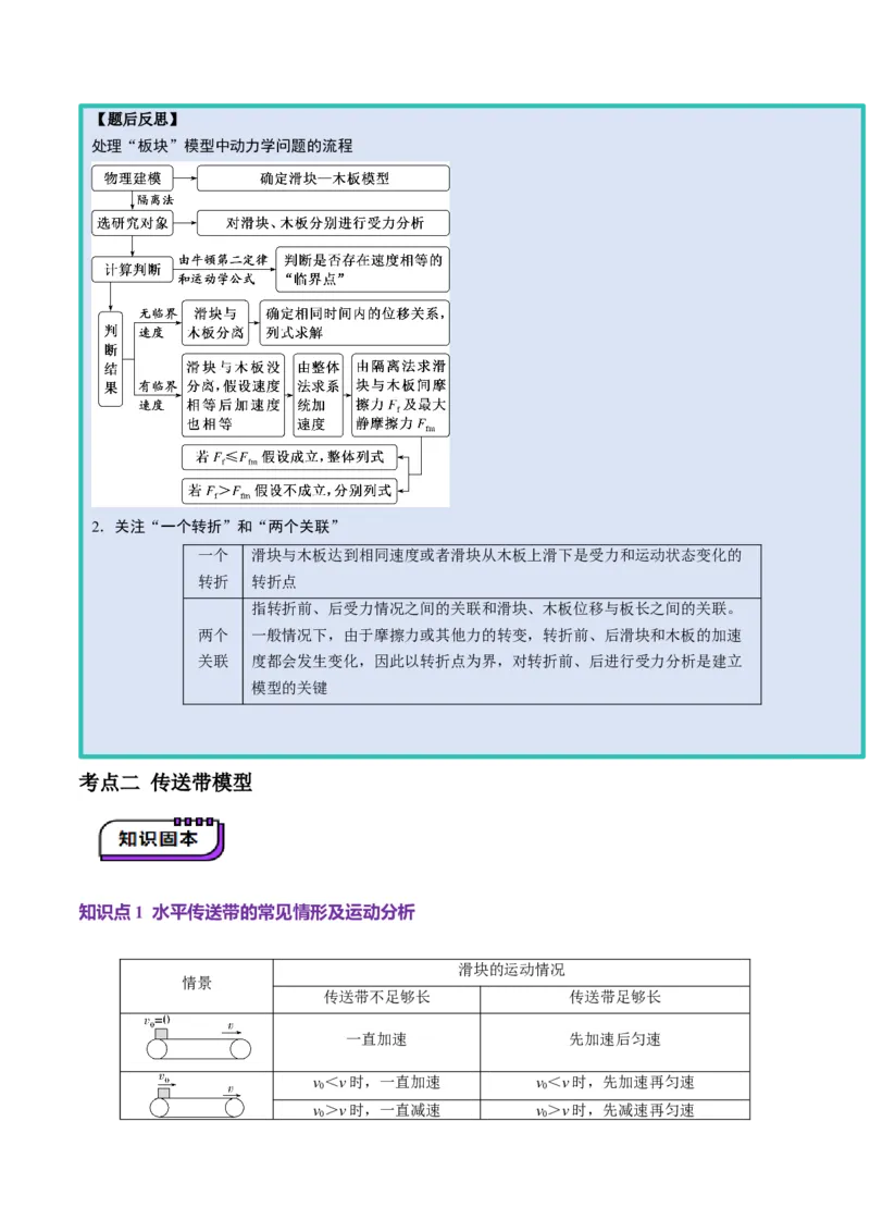 第11讲牛顿运动定律的综合应用（二）（讲义）（解析版）_4.2025物理总复习_2025年新高考资料_一轮复习_2025年高考物理一轮复习讲练测（新教材新高考）