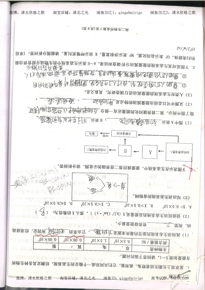 3.衡水中学高考积累与改错_高二生物（第1本）_138页_高中衡水学霸笔记_高中全部赠品_错题集高中九科_生物积累与改错