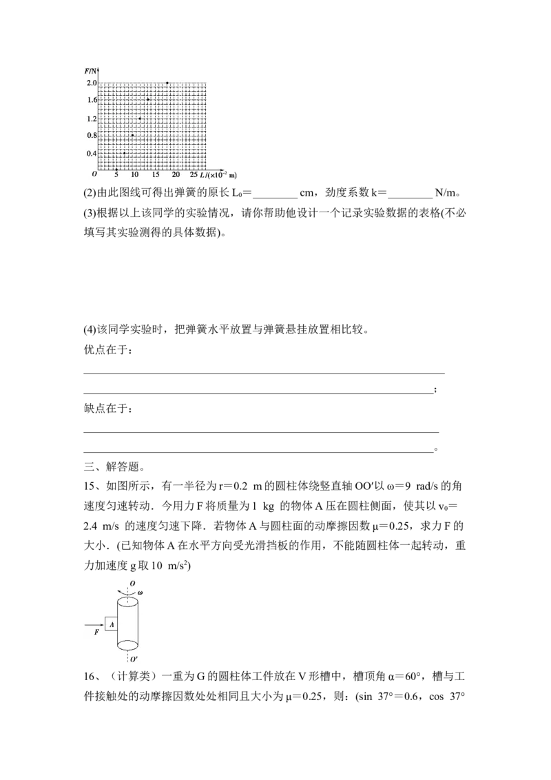 相互作用（Word版含答案）_4.2025物理总复习_2023年新高复习资料_一轮复习_2023年新高考大一轮复习讲义_2023年高考物理一轮复习讲义（新高考新教材）_赠一轮复习巩固练习