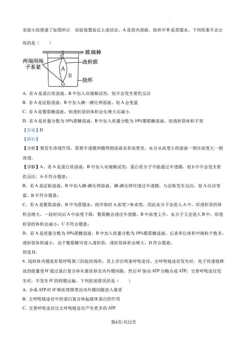 黑龙江省绥化市绥棱县第一中学2024-2025学年高三上学期10月月考生物试题答案_A1502026各地模拟卷（超值！）_10月_241022黑龙江省绥化市绥棱县第一中学2024-2025学年高三上学期10月月考