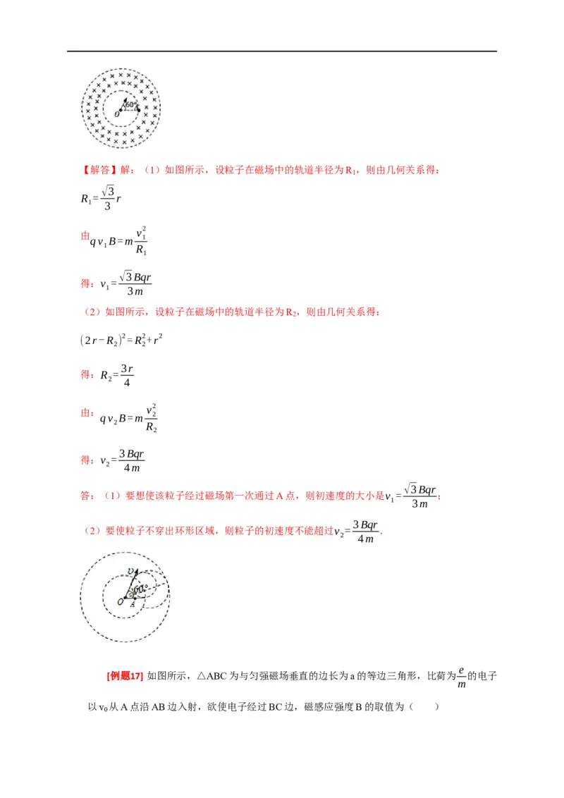 专题20磁场对运动电荷的作用（解析版）_4.2025物理总复习_赠品通用版（老高考）复习资料_专项复习_2023年高考冲刺物理热点知识讲练与题型归纳（全国通用）