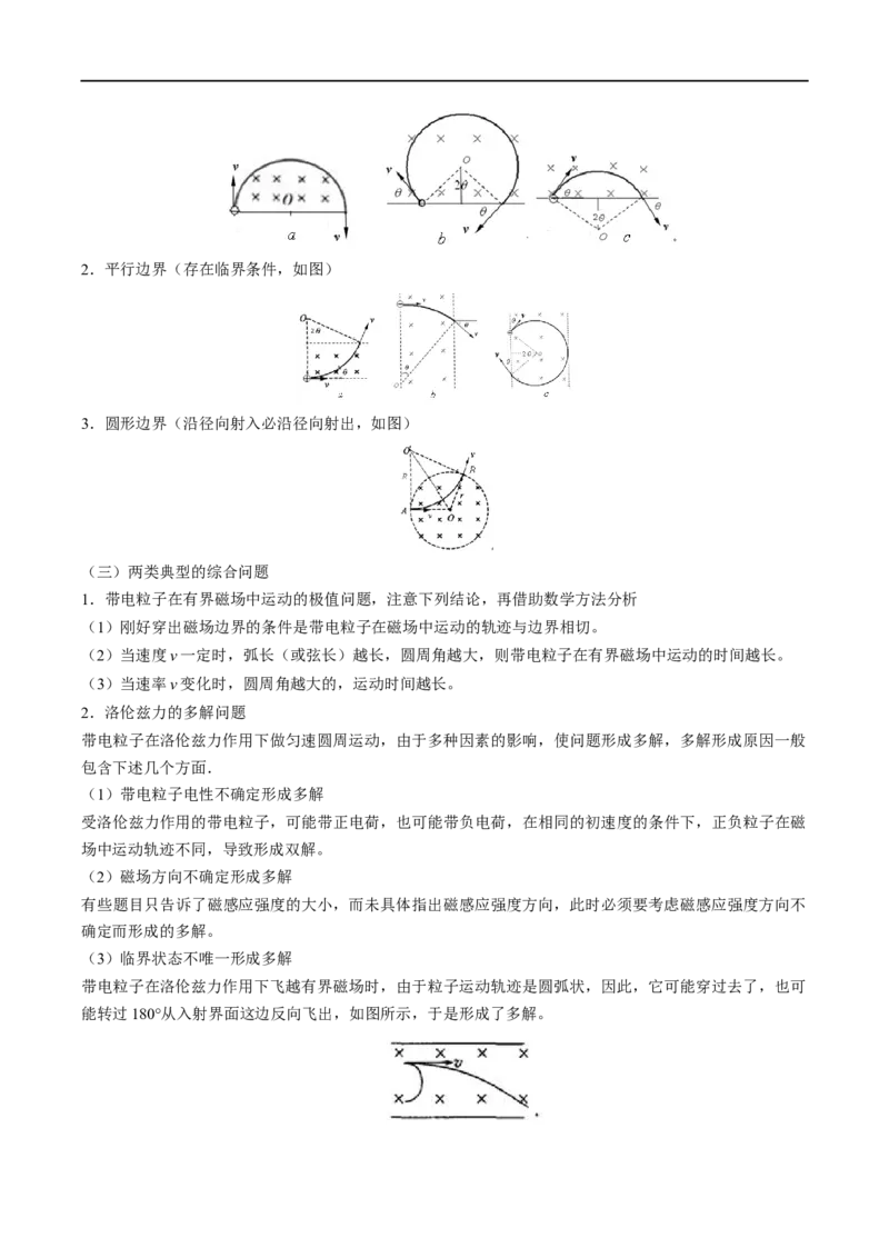 专题24磁场对运动电荷(带电体)的作用&mdash;&mdash;全攻略备战2023年高考物理一轮重难点复习（原卷版）_4.2025物理总复习_2023年新高复习资料_一轮复习
