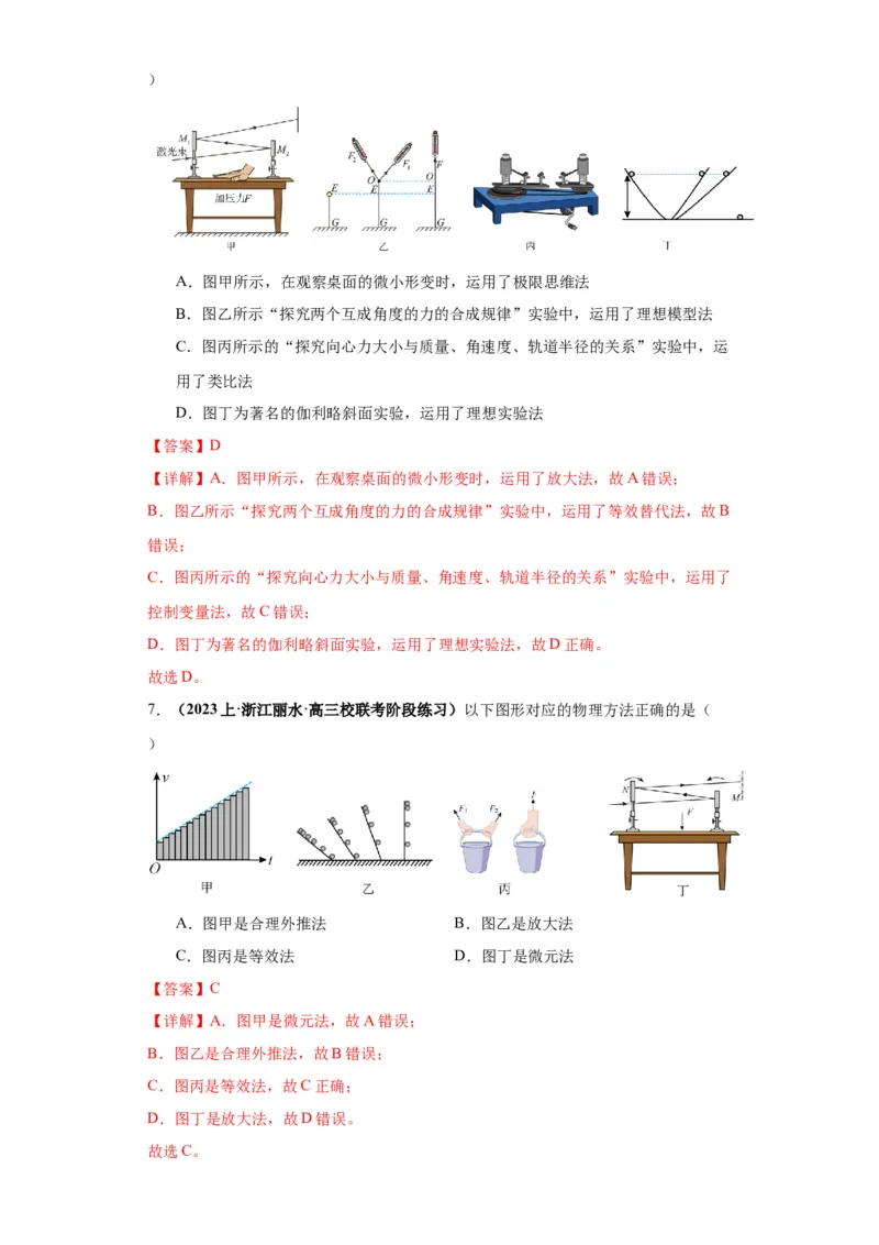 专题16物理学史及近代物理（解析版）_4.2025物理总复习_2024年新高考资料_2.2024二轮复习_2024年高考物理二轮热点题型归纳与变式演练（新高考通用）
