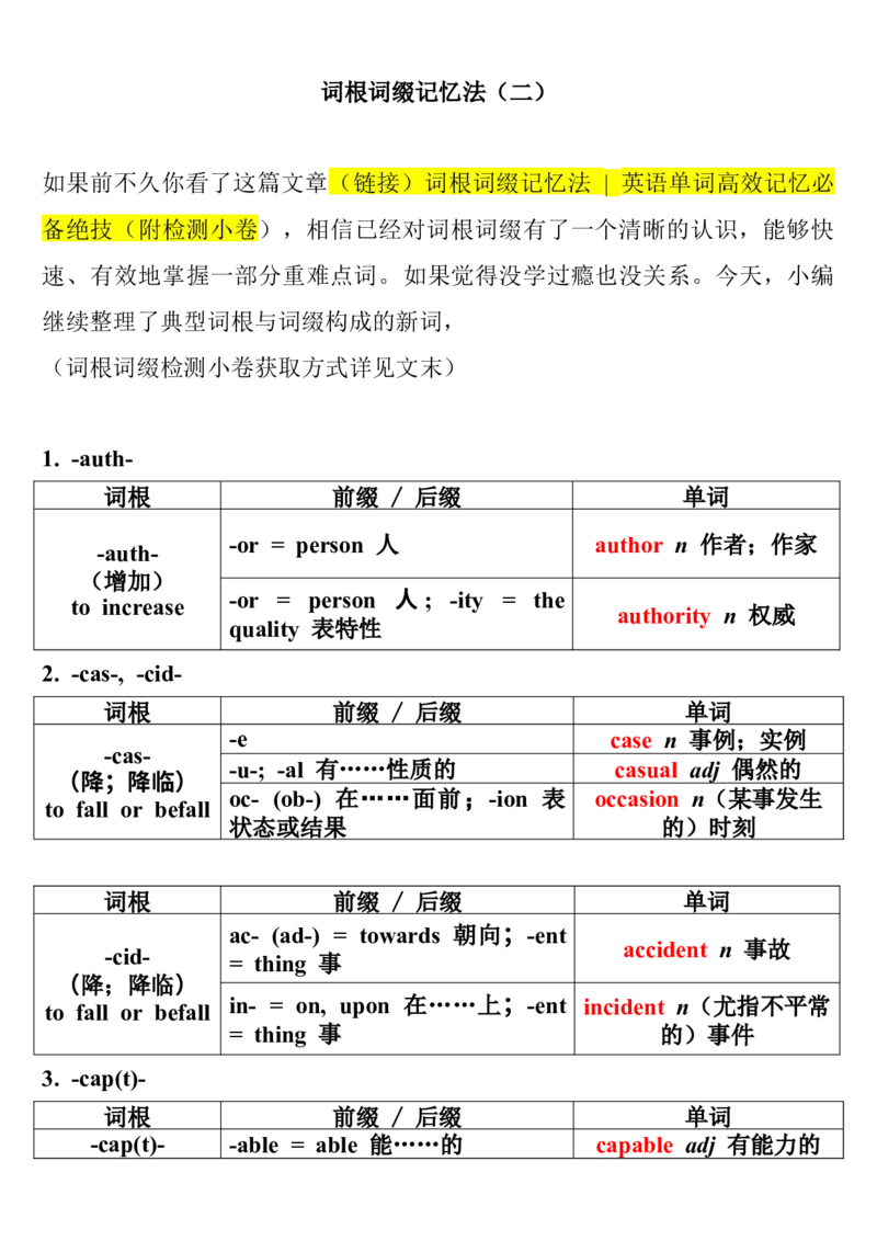 03词根词缀记忆法（二）_3.2025英语总复习_2023年新高考资料_备战2023年高考英语抢分秘籍（新高考专用）_14高考英语3500词汇（词根记忆版）-2023年高考英语单词分类速记（按题型）_38353679
