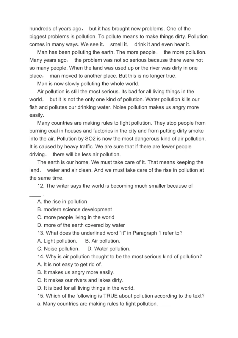 2023届高考英语一轮复习阅读理解完形填空书面表达分类综合训练达（含答案）_3.2025英语总复习_赠品通用版（老高考）复习资料_二轮复习