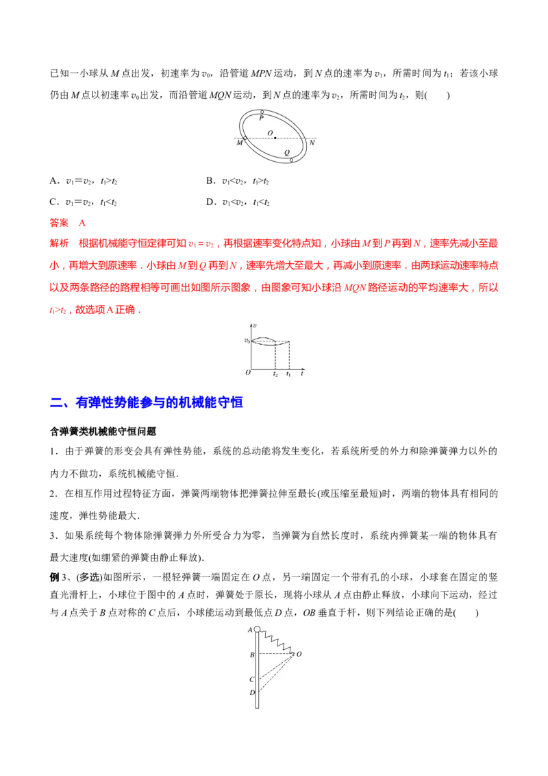 秘籍13能量守恒热点问题综合-备战2023年高考物理抢分秘籍（新高考专用）（原卷版）_4.2025物理总复习_2023年新高复习资料_备战2023年高考物理抢分秘籍（新高考专用）