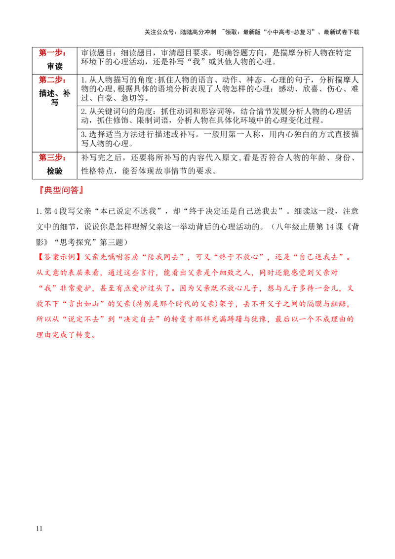 干货03文学文本阅读类题型（答题模板）-2025年中考语文答题技巧与模板构建_02中考总复习（2026版更新中）_01-语文-中考总复习_2025年中考资料_2025年中考语文答题方法模板