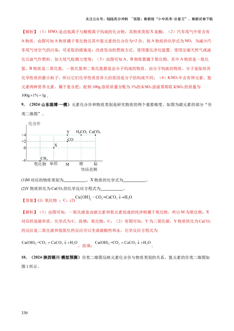 化学-2024年中考考前最后一课_02中考总复习（2026版更新中）_05-化学-中考总复习_2024年中考复习资料_三轮复习