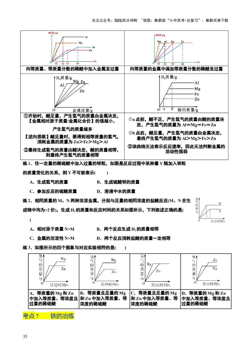 化学-2024年中考考前最后一课_02中考总复习（2026版更新中）_05-化学-中考总复习_2024年中考复习资料_三轮复习