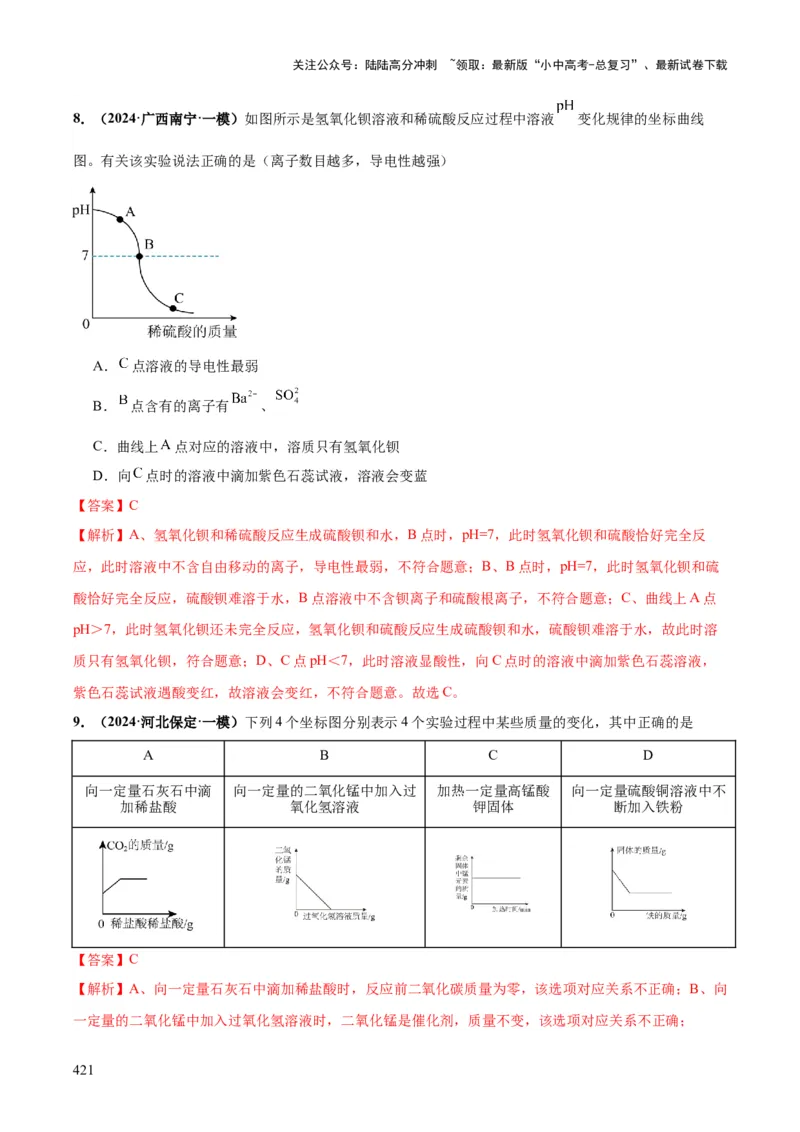 化学-2024年中考考前最后一课_02中考总复习（2026版更新中）_05-化学-中考总复习_2024年中考复习资料_三轮复习