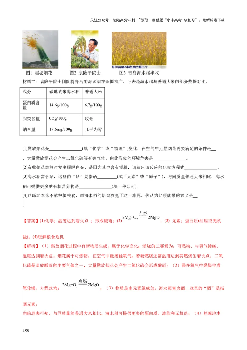 化学-2024年中考考前最后一课_02中考总复习（2026版更新中）_05-化学-中考总复习_2024年中考复习资料_三轮复习