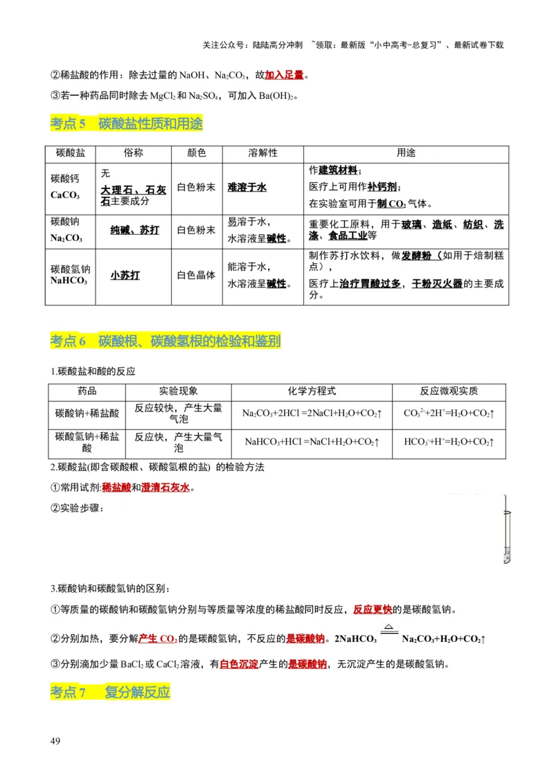 化学-2024年中考考前最后一课_02中考总复习（2026版更新中）_05-化学-中考总复习_2024年中考复习资料_三轮复习