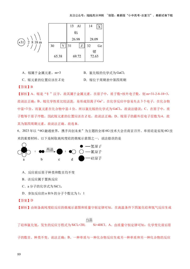 化学-2024年中考考前最后一课_02中考总复习（2026版更新中）_05-化学-中考总复习_2024年中考复习资料_三轮复习