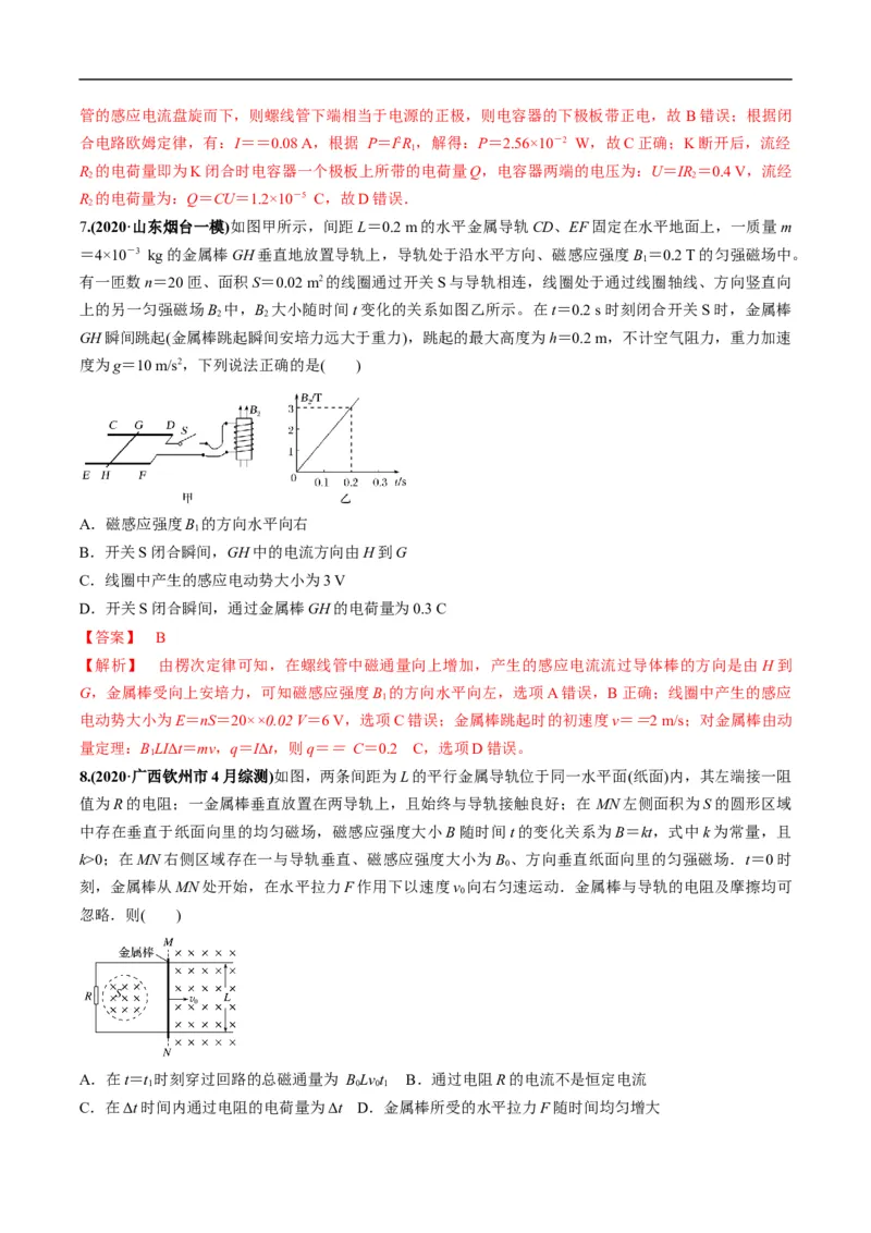 专题12：电磁感应定律及应用（解析版）_4.2025物理总复习_赠品通用版（老高考）复习资料_二轮复习_2023年高考物理毕业班二轮热点题型归纳与变式演练（全国通用）