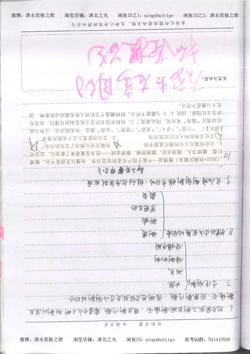 3.衡水中学高考积累与改错_高二政治（第1本）_277页_高中衡水学霸笔记_高中全部赠品_错题集高中九科_政治积累与改错