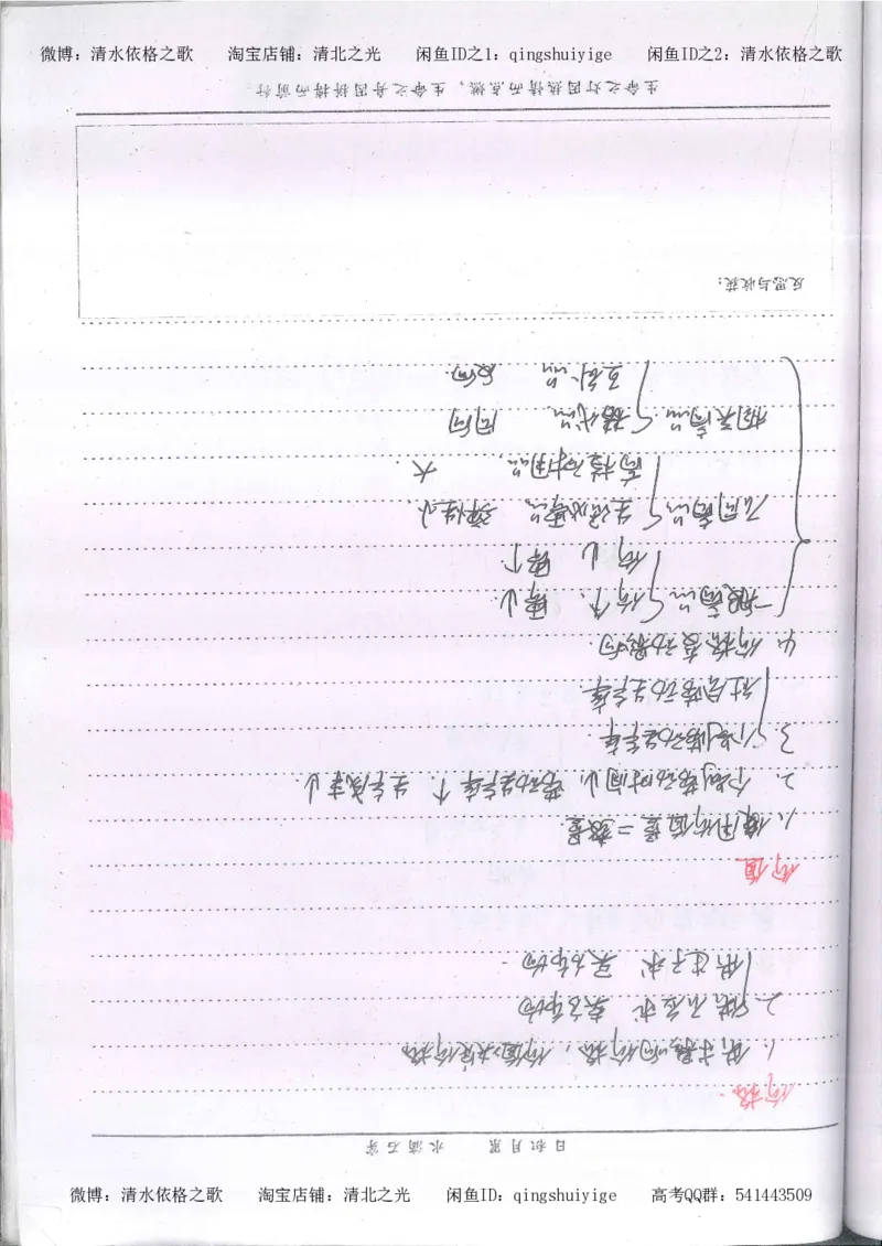 3.衡水中学高考积累与改错_高二政治（第1本）_277页_高中衡水学霸笔记_高中全部赠品_错题集高中九科_政治积累与改错