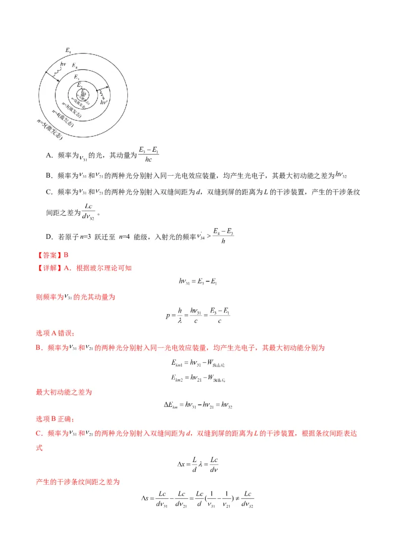 第68讲原子结构和原子核（讲义）（解析版）_4.2025物理总复习_2025年新高考资料_一轮复习_2025年高考物理一轮复习讲练测（新教材新高考）