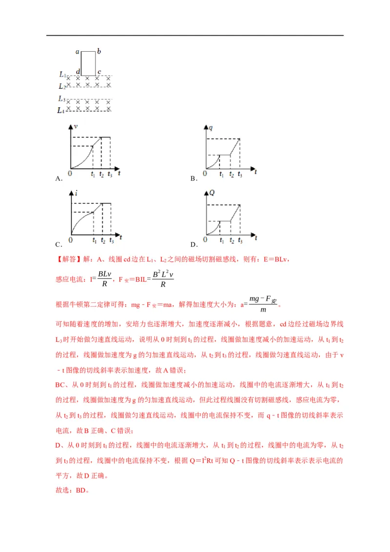 专题25电磁感应的综合问题（解析版）_4.2025物理总复习_赠品通用版（老高考）复习资料_专项复习_2023年高考冲刺物理热点知识讲练与题型归纳（全国通用）