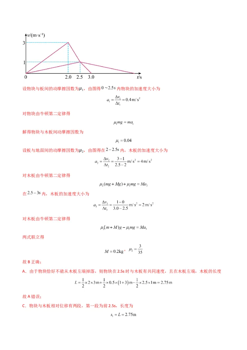 专题突破卷05机械能守恒和能量守恒定律的综合应用专题（曲线运动，铁链，连接体，板块，传送带）（解析版）_4.2025物理总复习_2025年新高考资料_一轮复习