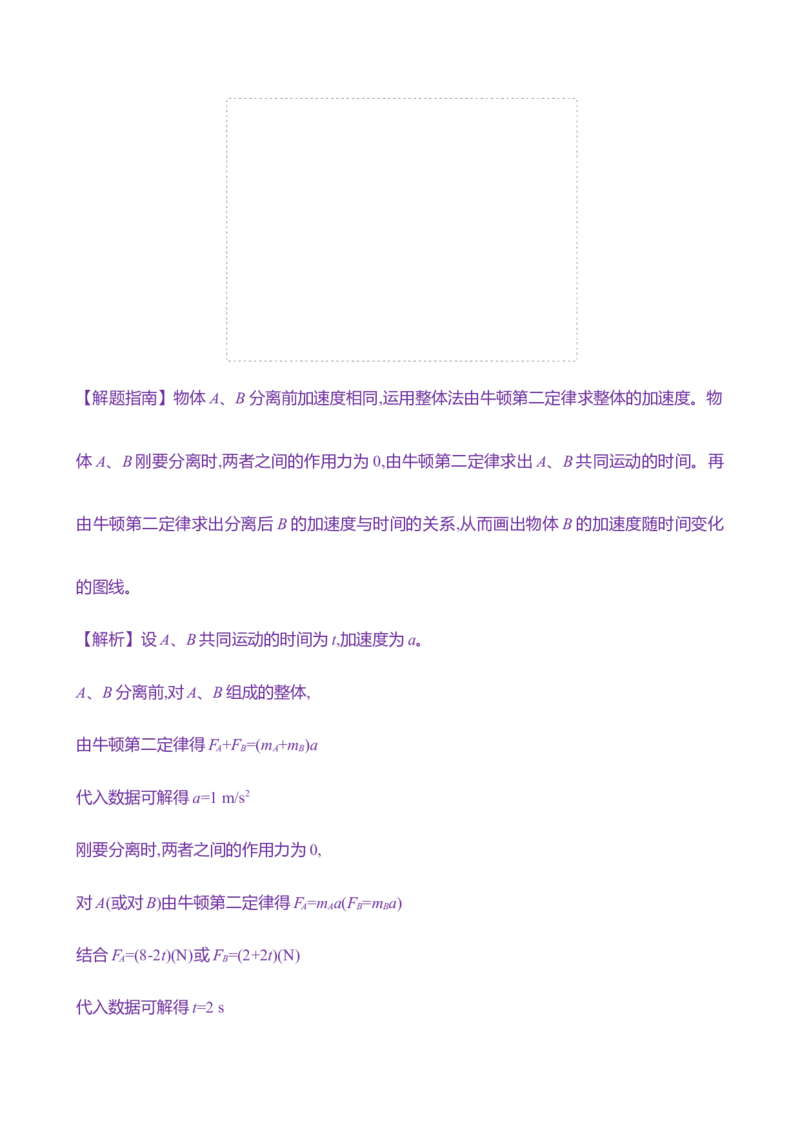 十：牛顿第二定律（含解析）_4.2025物理总复习_2025年新高考资料_专项复习_2025新高考物理核心素养测评（含解析）（完结）