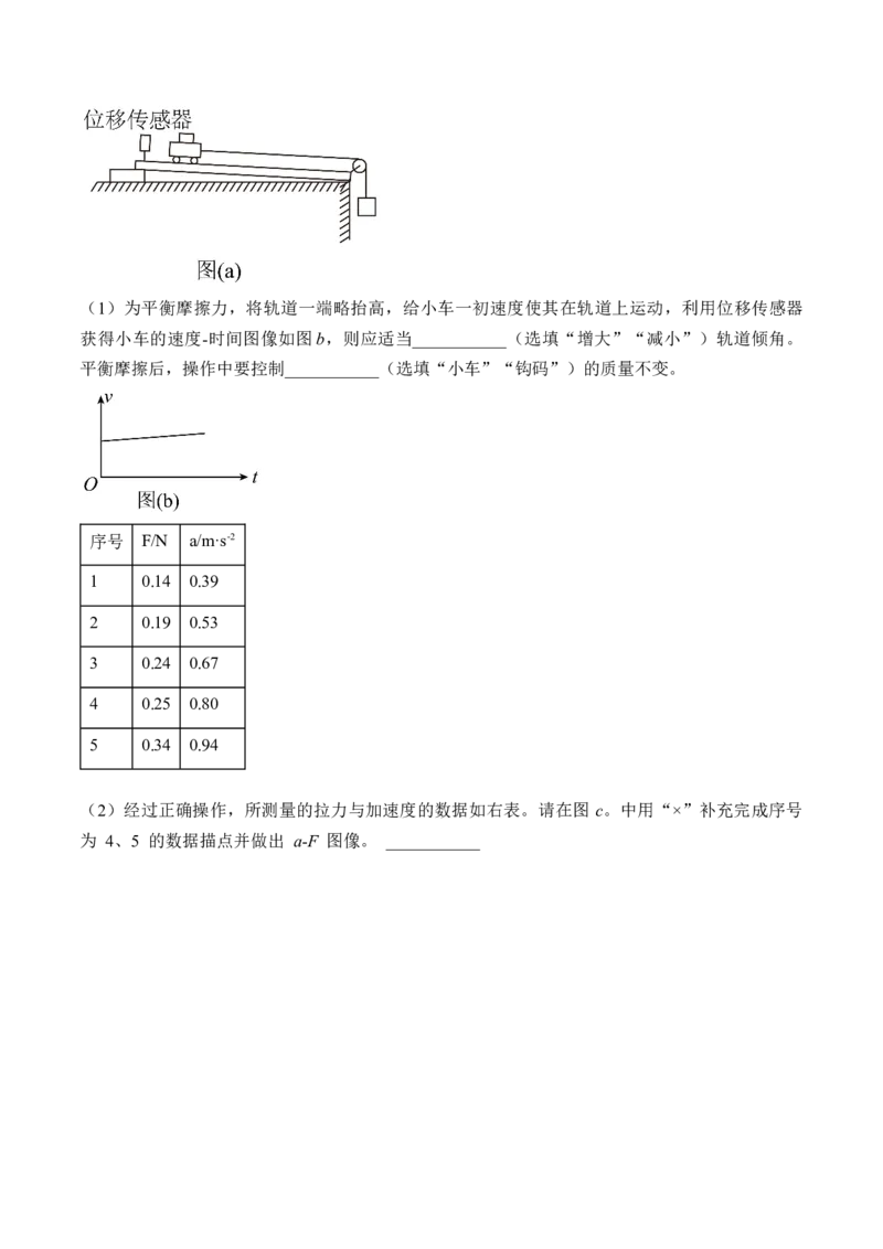 专题3.3　本专题实验练&mdash;&mdash;2023年高考物理一轮复习讲练测（新教材新高考通用）（解析版）_4.2025物理总复习_2023年新高复习资料_一轮复习