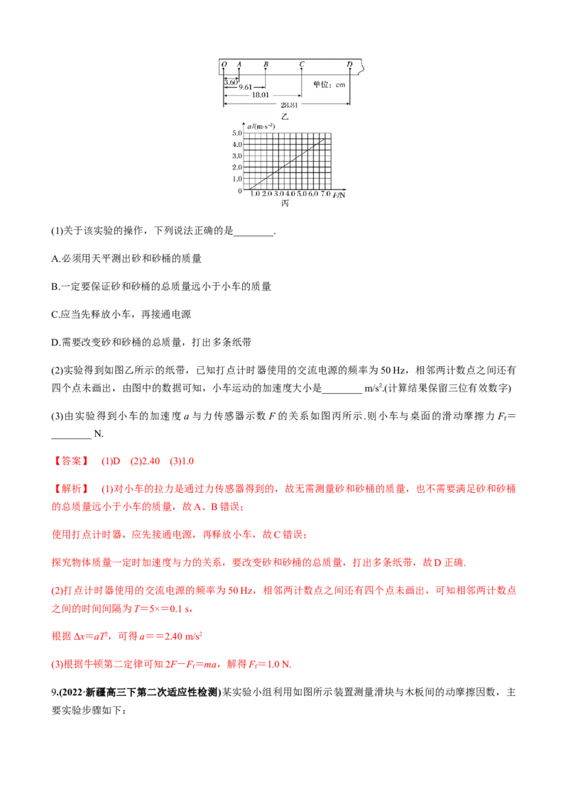 专题6.5高考创新实验常关注的3个命题视角（解析版）_4.2025物理总复习_2023年新高复习资料_二轮复习_2023届高考物理二、三轮复习总攻略290387341